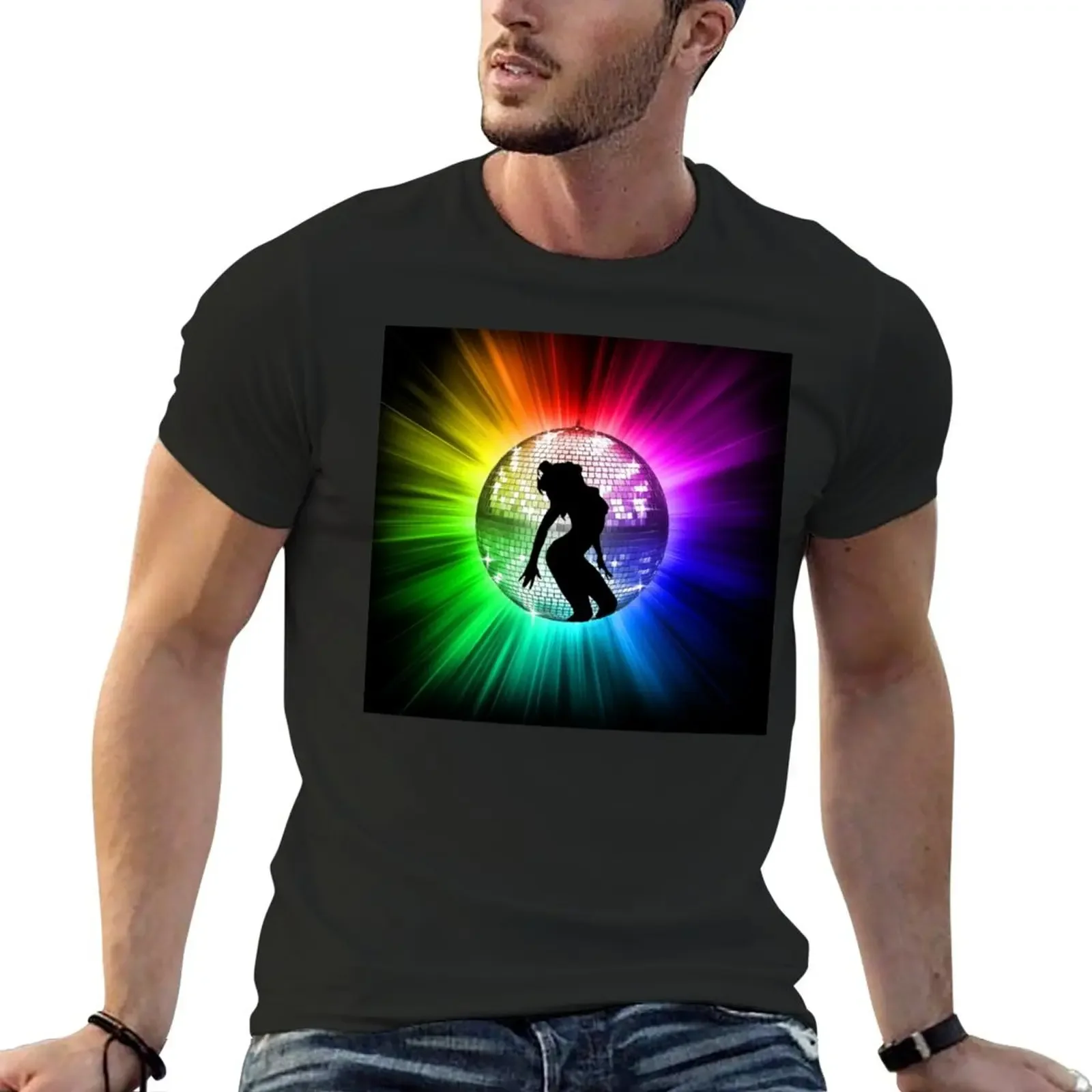 Kylie Disco Ball T-Shirt boys whites anime clothes t shirts for men cotton