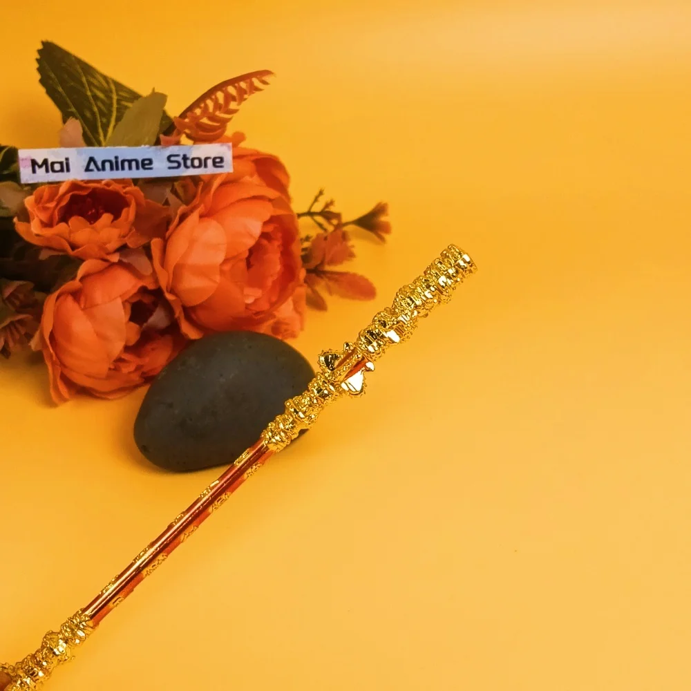 15 cm zwarte mythe Katana Sun Wukong gouden hoepel echte Japanse zwaard spel wapen fotografie rekwisieten geïnspireerd personeel legering speelgoed cadeau