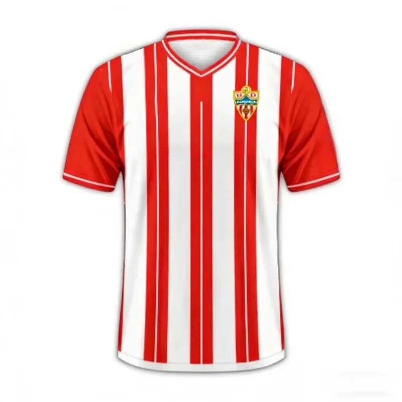 Camiseta Deportiva Informal para Fanáticos del Fútbol de Almería, Nueva, en Oferta, para Hombre y Mujer, Transpirable, para la Familia, para la Playa y el Surf