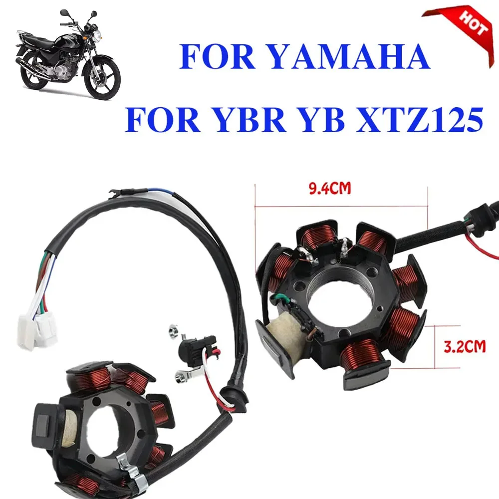 Motorcycle Accessories Stator Coil Magneto Ignition Coil For Yamaha YBR125 YB125 YBR 125 YB 125 XTZ125 XTZ XT125R XT125X