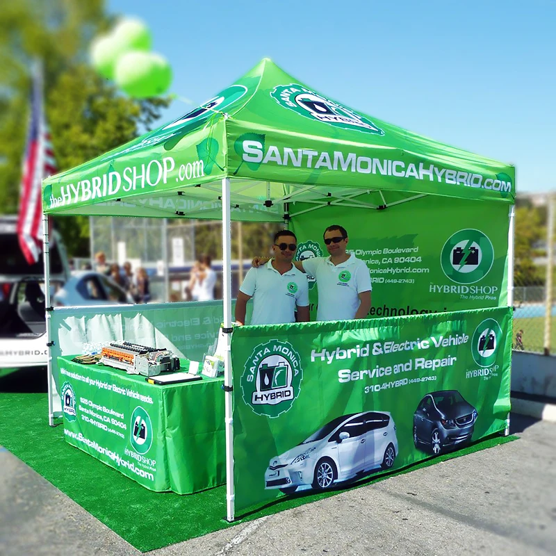 Trade show tent Custom outdoor Pop Up folding tents 10x10 advertising logo exhibition event marquee