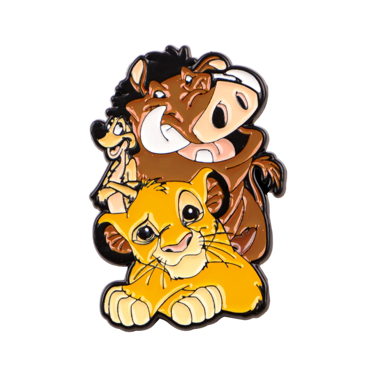 Cartoon Movie Lion Cat Duck Lapel Pins for Backpacks Cute Brooch for Clothes Enamel Pin DIY Metal Badges Jewelry Accessories image 2