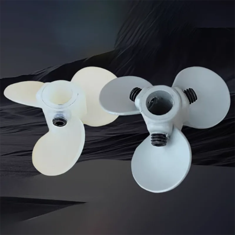 

1PCS Pneumatic mixer blade nylon three-blade impeller plastic blade blade disk blade thickened 60 outer diameter inner hole 10
