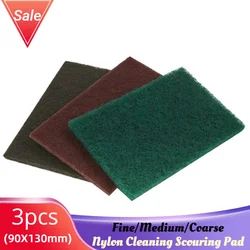 3 Công Nghiệp Nhám Cọ Rửa Miếng Lót Mịn/Trung Bình/Thô Nylon Cao Cấp Vệ Sinh Cọ Rửa Pad Đánh Bóng & Mài