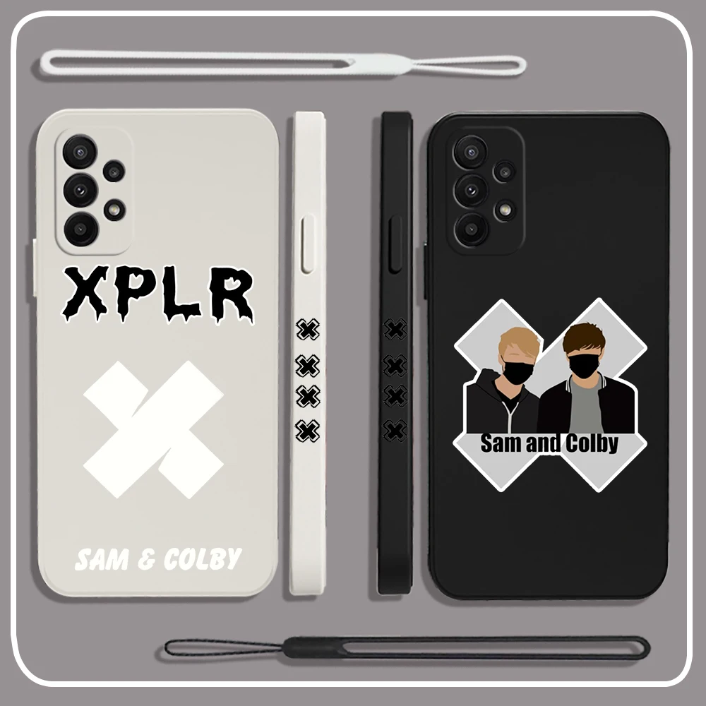 Sam and Colby XPLR Case For Samsung A54 A34 A73 A53 A33 A23 A14 A13 A03S A04 A04S A04E A72 A52 A52S A32 A22 A12 A71 A51 4G 5G