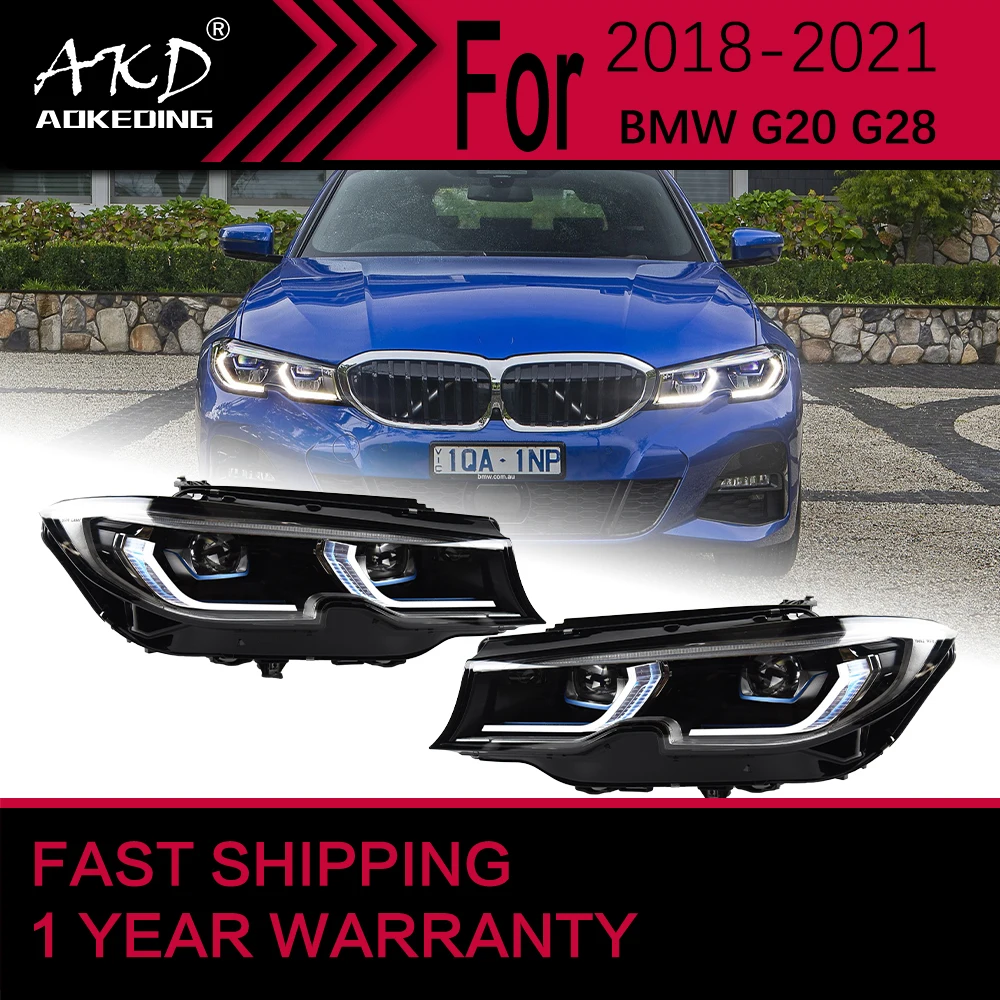 

Car Lights for BMW G20 G28 325I 320I LED Headlight 2019-2022 Head Lamp Drl Projector Lens Automotive Accessories