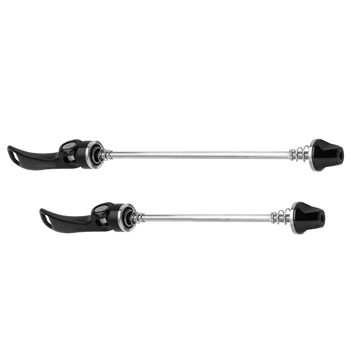 

1Pair Quick Release Hub Skewers Steel Aluminium Alloy Durable Mountain Road Bike Repair Accessories Black Quick Release Skewer