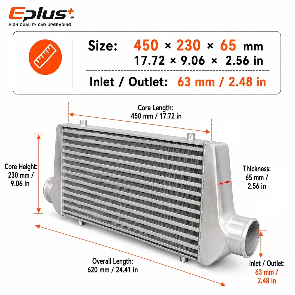 Système de refroidissement uni - Intercooler Piping Kit Aluminum 2.5 Inch avis et prix