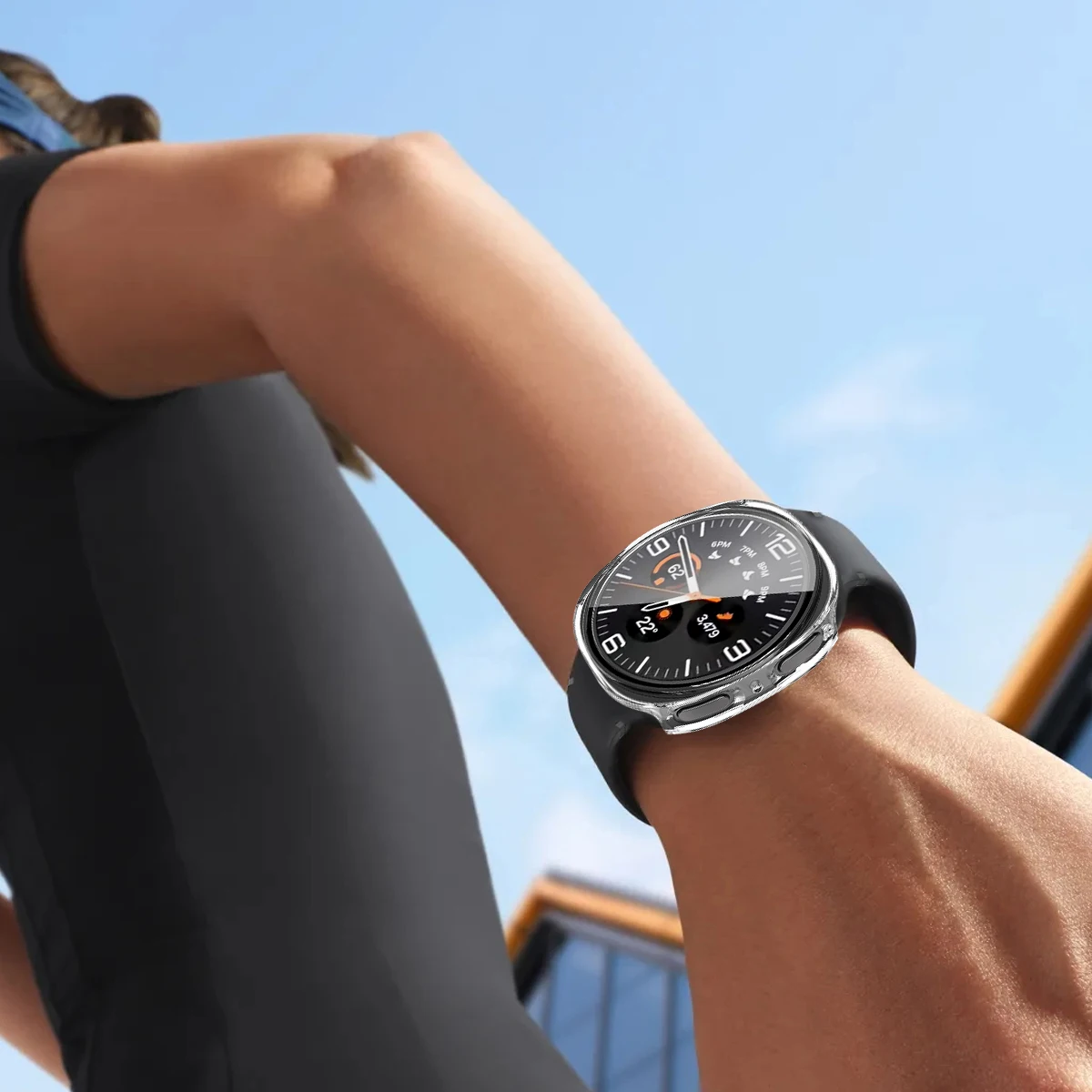 لسامسونج غالاكسي ساعة 8 44 مللي متر 40 مللي متر الفرقة + حافظة 1:1 الرياضة حزام المعصم استبدال كوريا سوار + غطاء + الزجاج غالاكسي watch8 الأشرطة