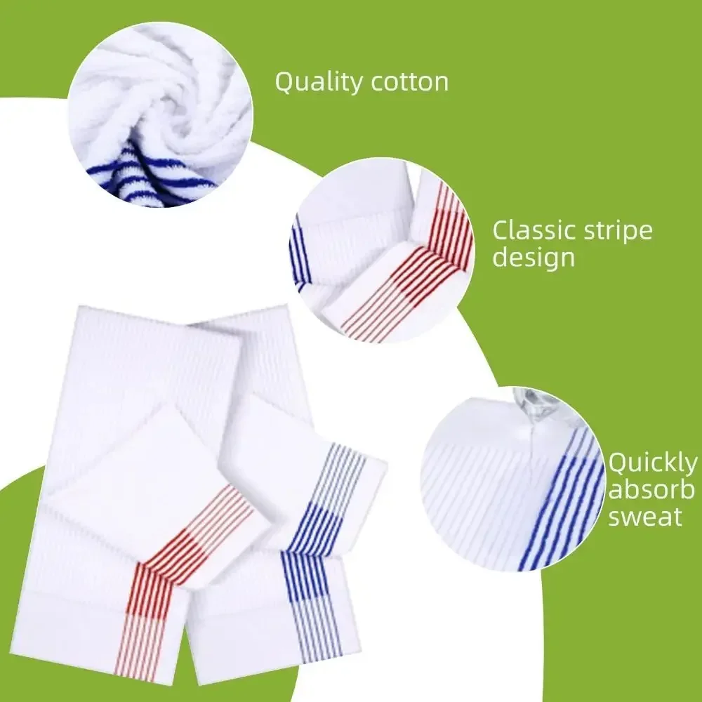 Outdoor 56 * 112cm Golf Towel Extra Large Cotton Sports Towel Color Stripe Absorbent Golf Caddy Towel Wiping Golf Club