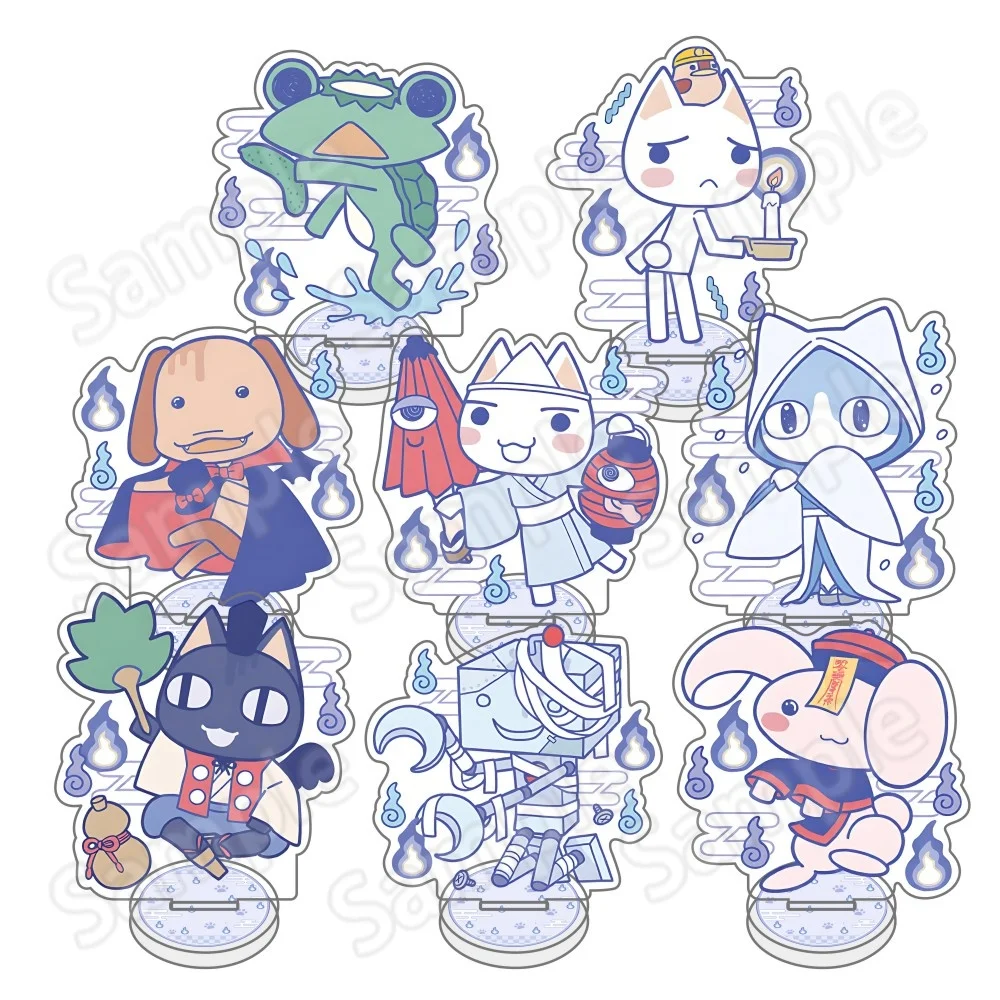 Toro Inoue Cute Cool Shape Acrylic Stand & Keychain Anime Figure Desktop Ornament Collectible Fans Gift
