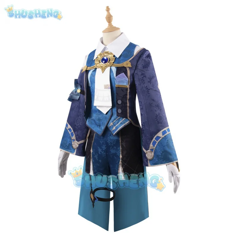 Misha traje de cosplay para homens, uniforme bonito, roupa de jogo de RPG, roupa de festa de Halloween, moda