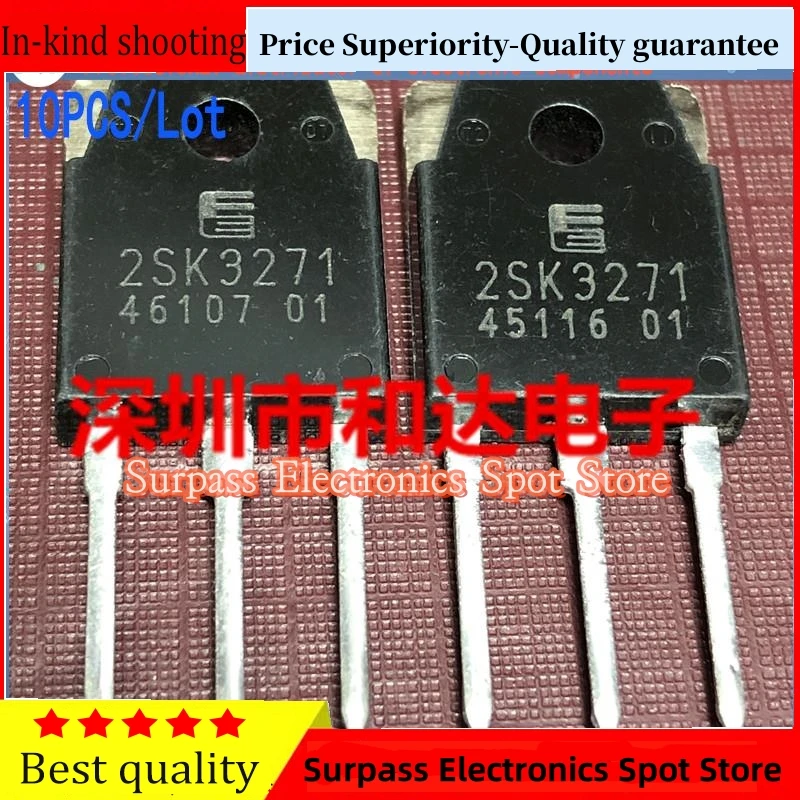 10PCS/Lot 2SK3271 K3271  MOS TO-3P 60V 100A Import Original And New 100%Test