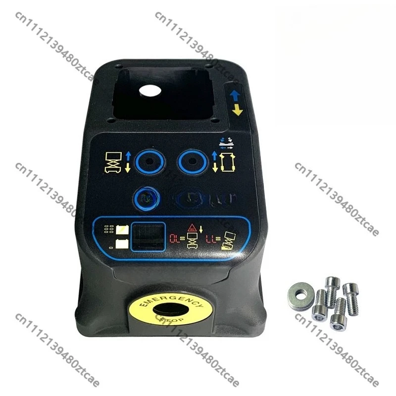 Joystick Control Box Plastic Housing With Bottom Base Plate Replacement Shell Parts For Aerial Scissor Lift Operation