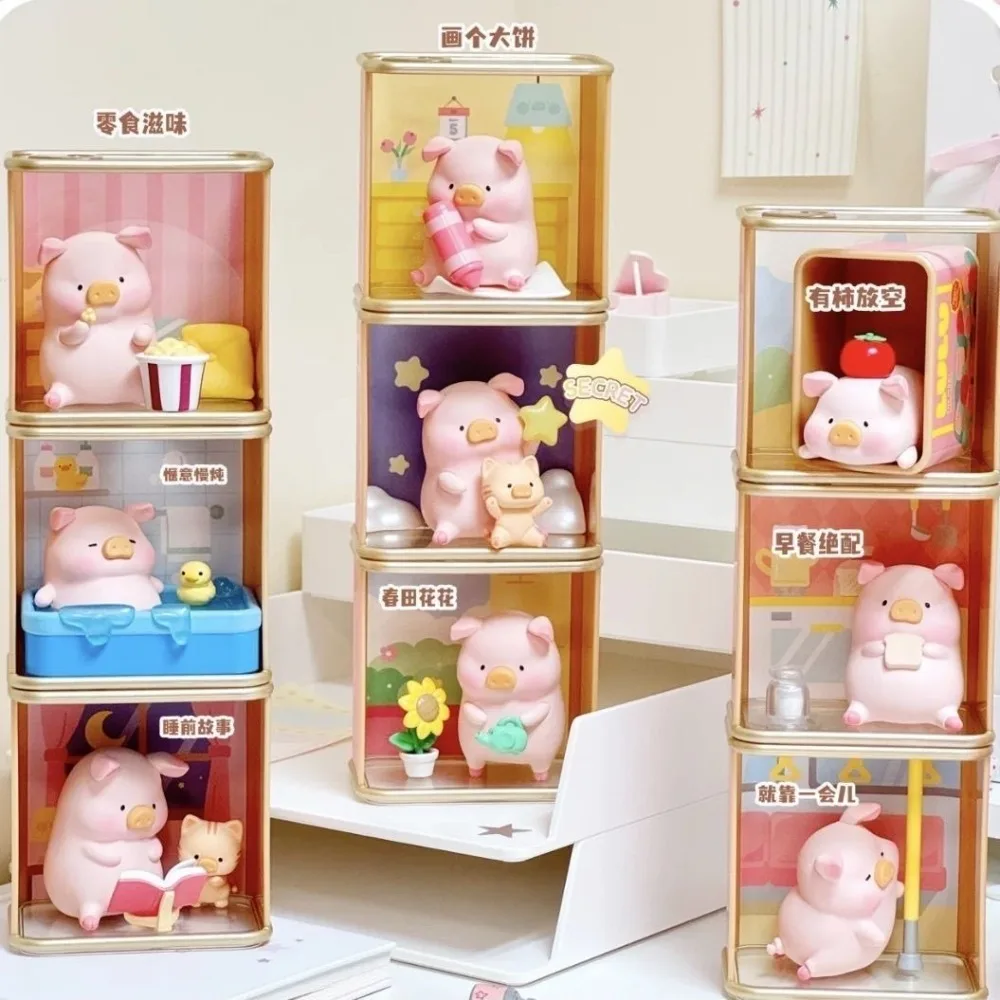 

LuLu The Piggy Cozy Time Series Blind Box Lulu Piggy Anime Figure Doll Mystery Box Canned Model Cute LuLu Toys Model Toys Kids