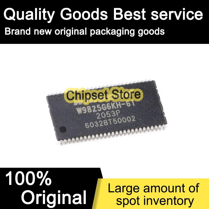 

W9825G6KH-6I W9825G6KH 6I TSOPII 100% Brand new