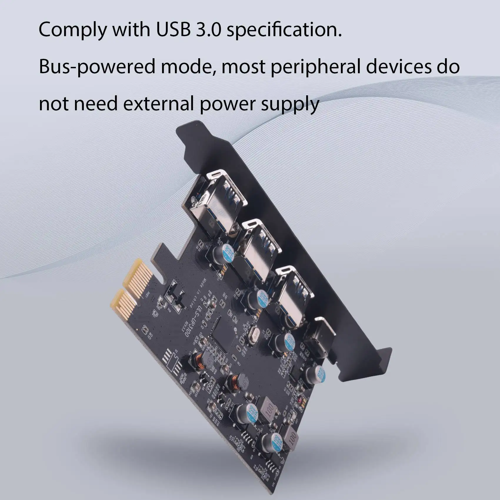 ABZW PCI-E إلى USB3.0 + بطاقة توسيع من النوع C (بطاقة PCIe) 3 منافذ مع بطاقة توسيع USB 3.0 PCI فائقة السرعة لنظام التشغيل Windows MAC OX