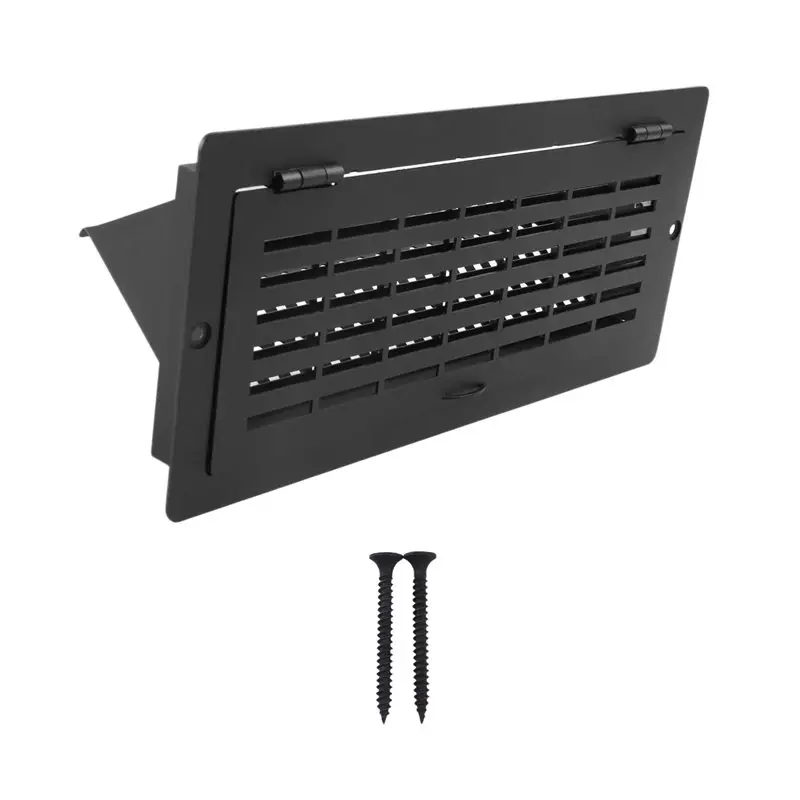 aa94-adjustable-4x10-carbon-steel-vent-deflector-floor-vent-cover-2-in-1-design-energy-saving-airflow-control-black-registers