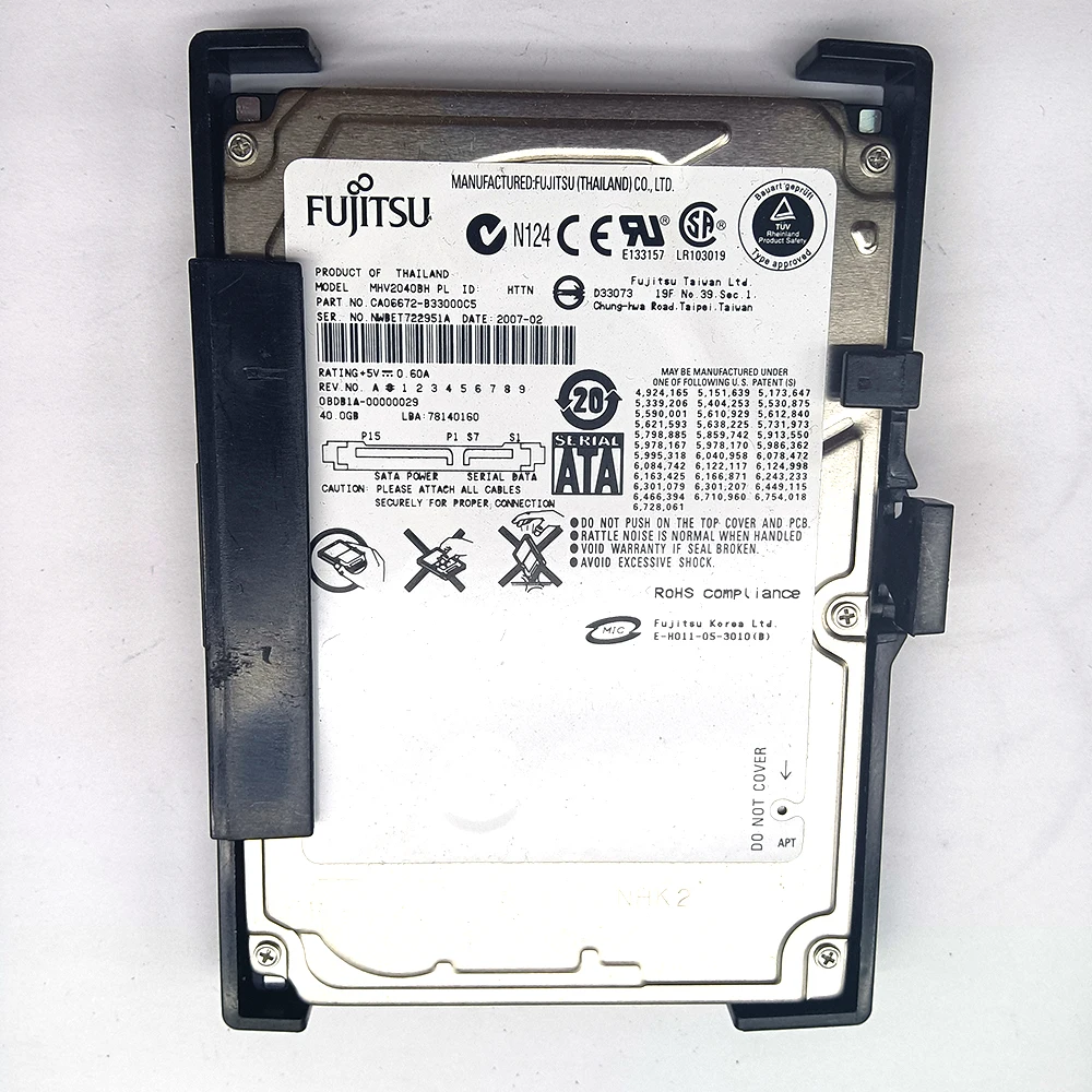 

Hard Disk Drive CA06672-833000C5 Fits For HP LaserJet M603 M601 M602