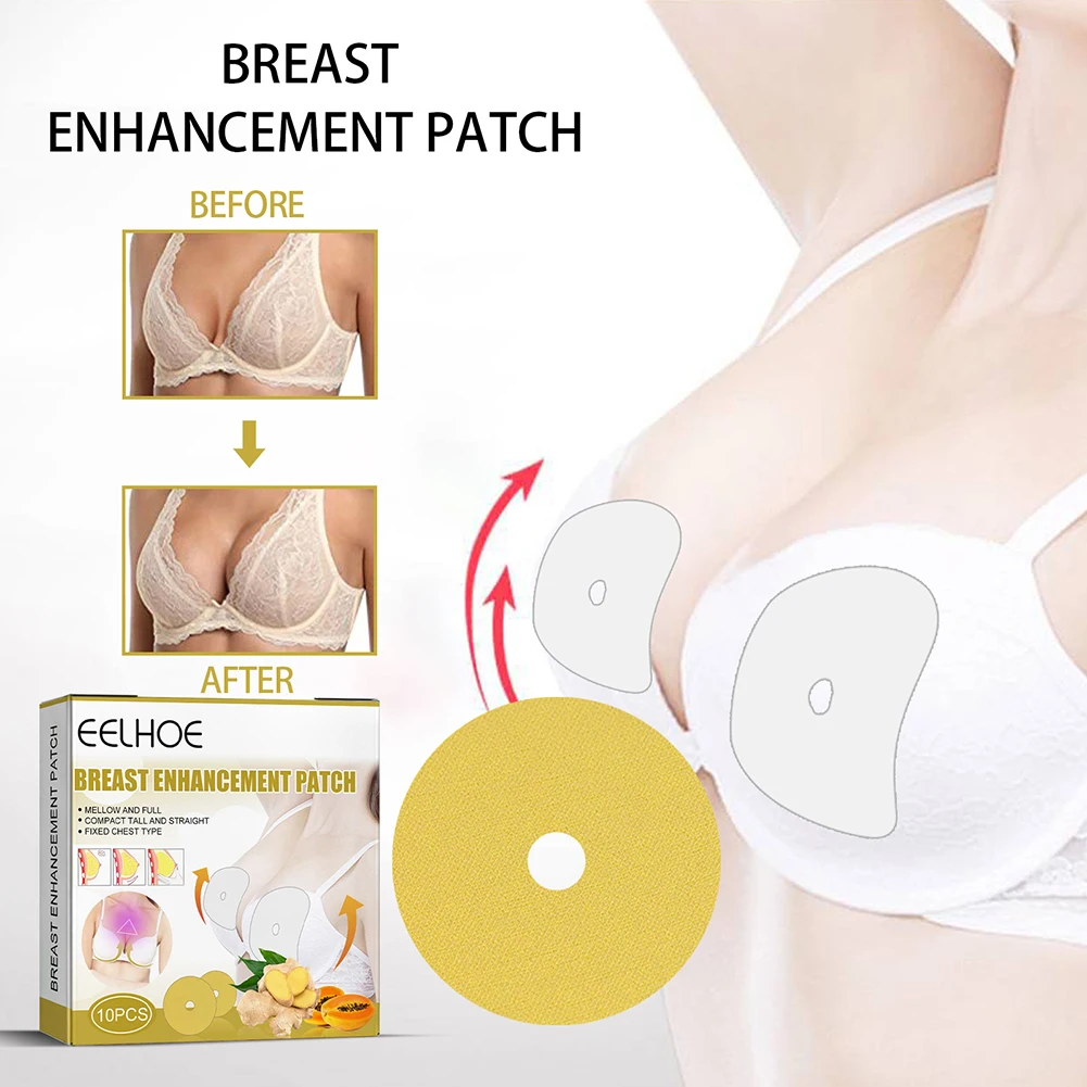 10pcs Breast Enhancers Pads Plant Ingredients Breast Patches Care Breast Lifting Firming Bust Enlargement Lifting Patch Sexy