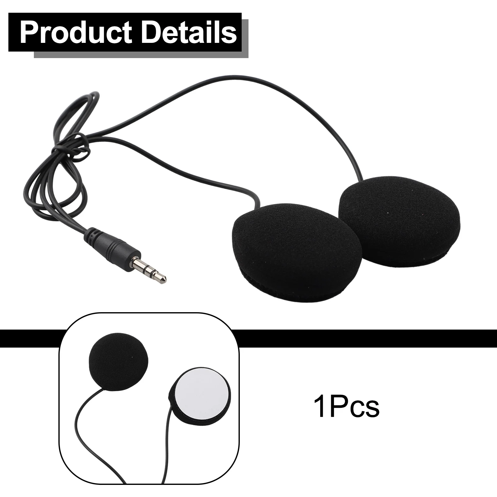 1 Uds. Para auriculares Cardo Edge micrófono motocicleta auriculares micrófono casco a piezas de auriculares equipo de música profesional