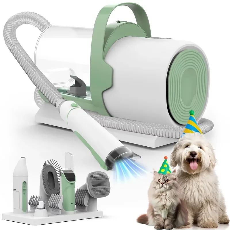 Electric Pet Hair Remover for Dogs and Cats All in One Grooming Tool with Suction Function ABS Material Beauty Device for