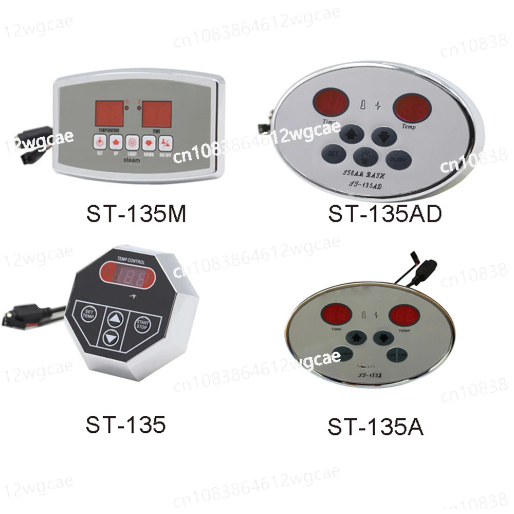 

Digital Sauna Controller Wall Mount 35-110℃ Steam Generator Controller 1-12 Hours Setting for 3-27KW Sauna Heater