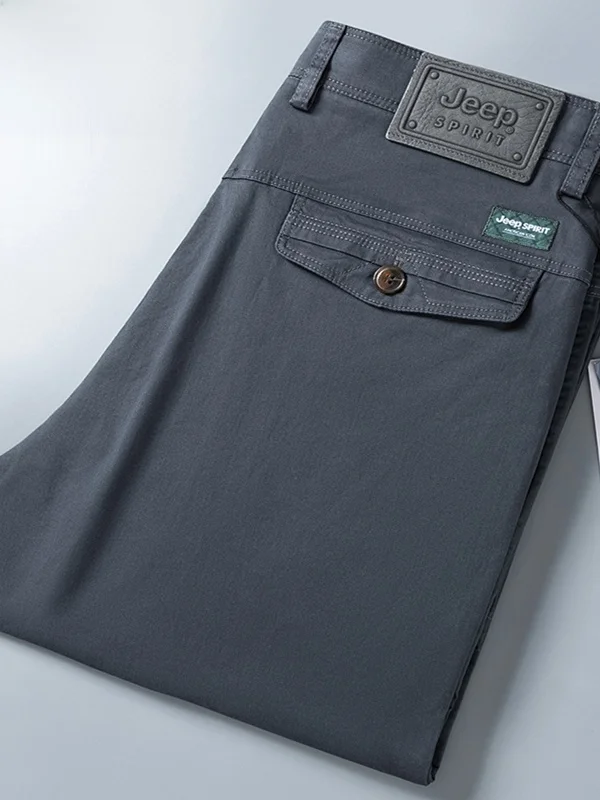 

Мужские джинсы прямого кроя из хлопка класса люкс, бренд Thiened, осенне-зимняя коллекция, повседневный деловой стиль