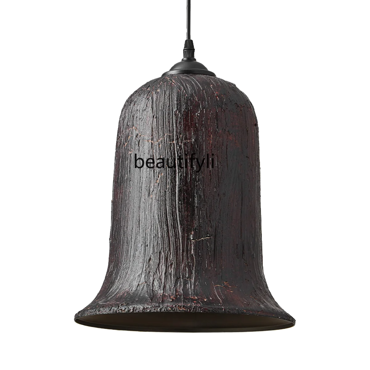 American Retro Industrial Style Chandelier Dining-Room Lamp Iron Painting Lampshade Artistic Living Room Bookcase Side Lamp