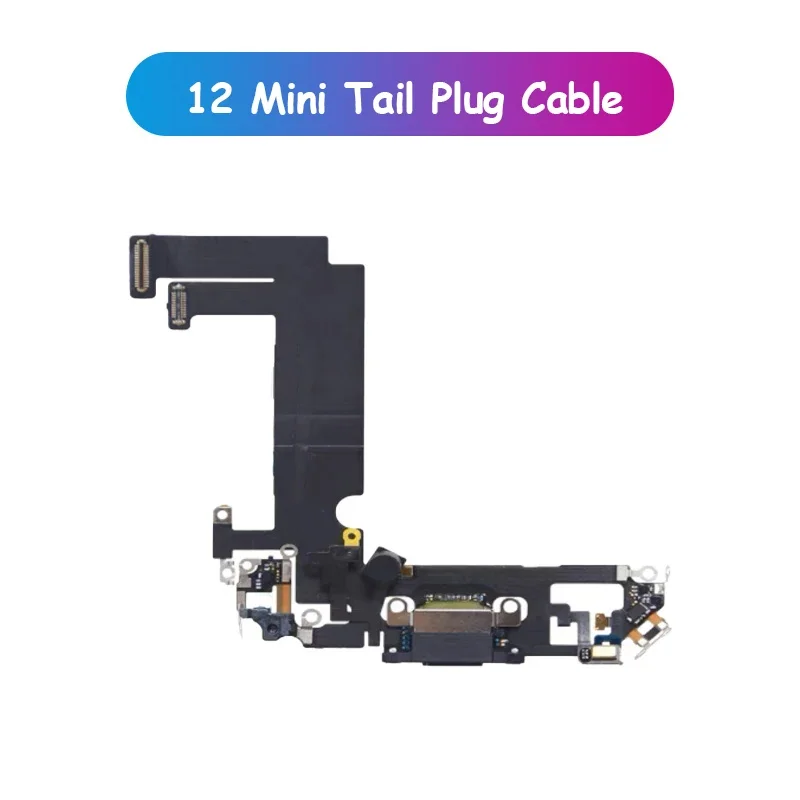 NEW Original USB Port Charger Dock Connector Mic Charging Flex Cable For iPhone 7 8 Plus Xs Max X XR Dock Charging Flex to 11 12