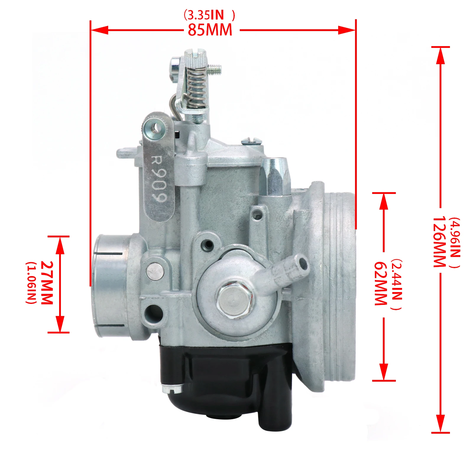 ZSDTRP Motorcycle Carburettor Dellorto SHBC 20L for Vespa V HP Fl FL2 50 Modification 75 90 102 130cc