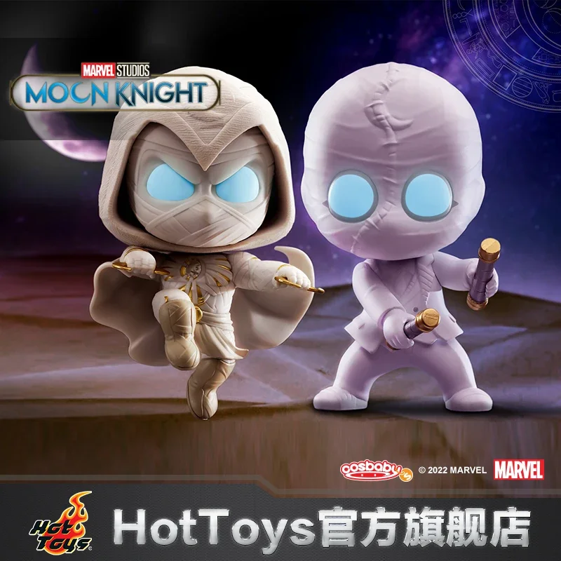 

2024 New Hottoys Ht Moonlight Knight Moonlight Knight Mr. Cosbaby Mini Office Desktop Decoration Car Pendance Keychain Doll