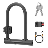 New Simple Portable Bicycle U-Shaped Lock Anti-Theft Lock Anti-Hydraulic Shear Mountain Bike Riding Equipment Bicycle Lock