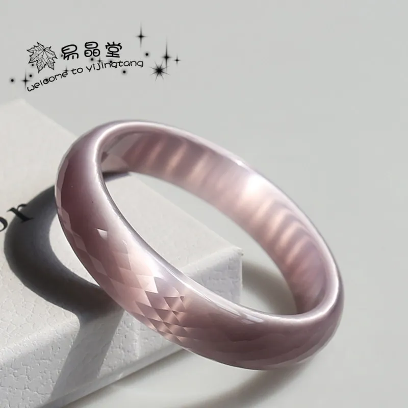 

Exquisite faceted rhombus lavender opal bracelet crystal jewelry