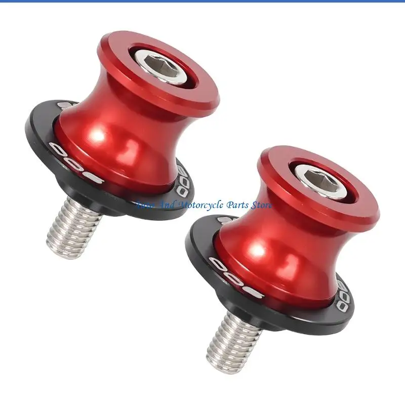 P9FD Set Of 2 Aircraft Grade Aluminum Bike Lift Bolts Motorcycle Stand Pins Upgrades Excellent Fit For Car CBR900RR CBR954RR