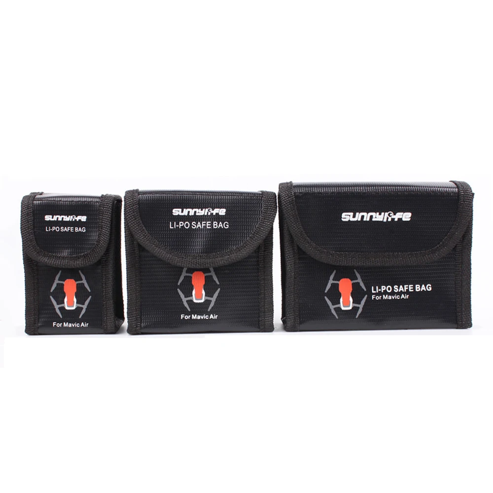 Lipo Safe Bag For DJI Mavic Air Battery Portable Safety Fireproof Bag Fire Retardant Badiatio Case for DJI Mavice Air Bateria