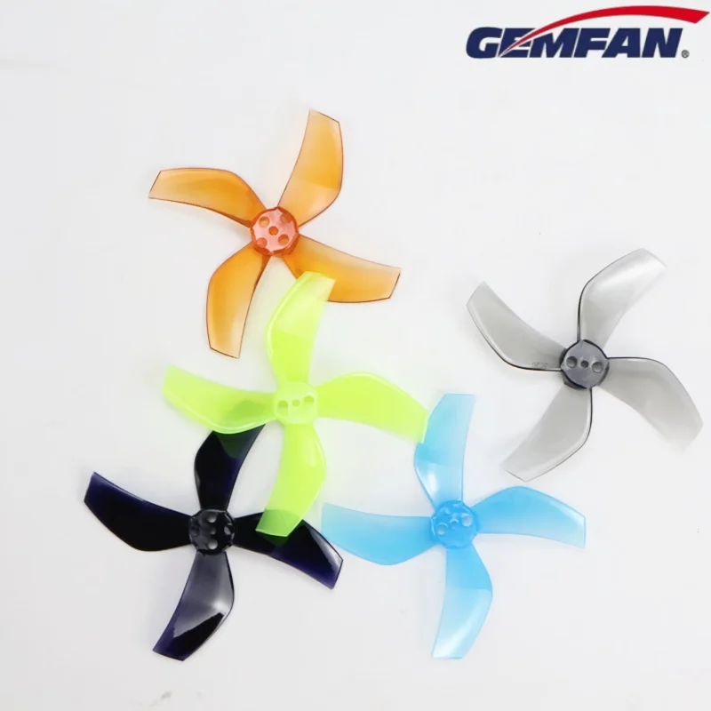 

8 шт. GEMFAN D51 2020 2x2x4 2-дюймовые 50,3 мм 4-лопастные пропеллеры из поликарбоната 1,5 мм для RC FPV гоночных дронов, фристайла, Tinywhoop, BETA85X