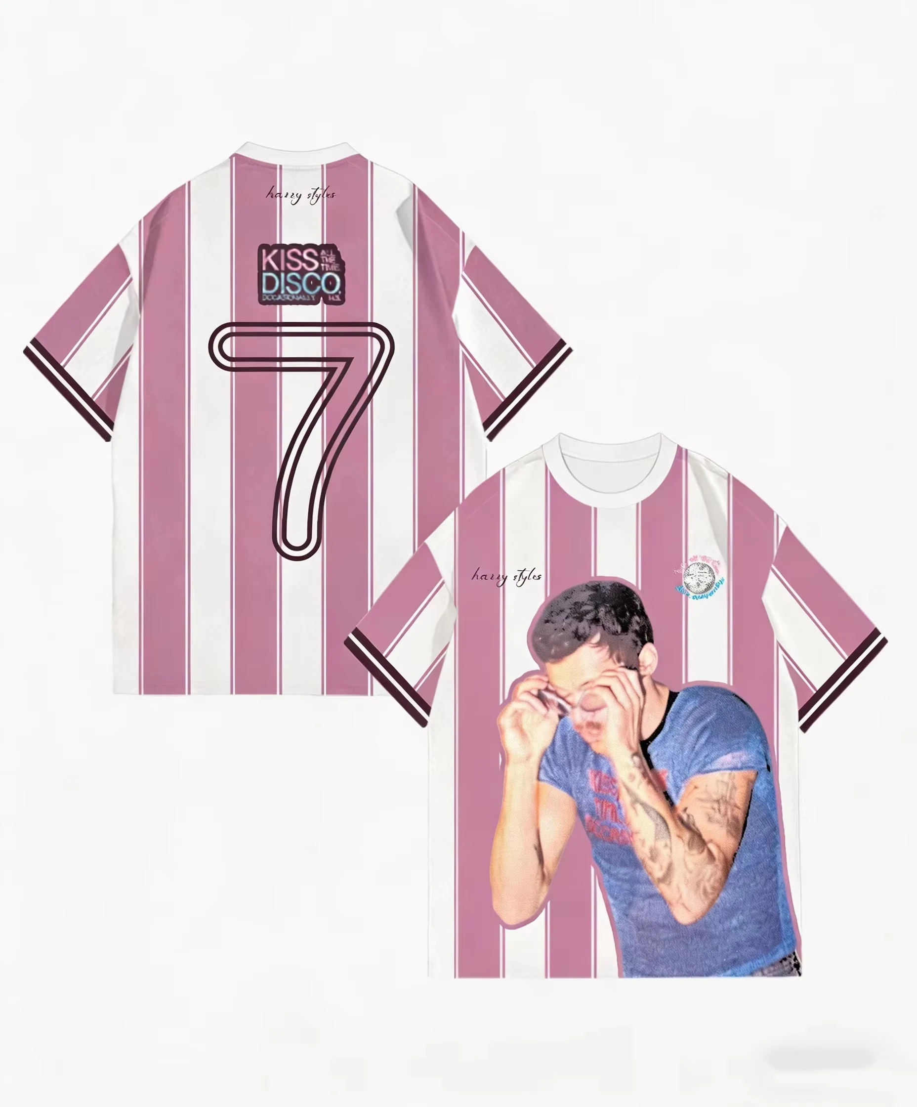 Harry Styles Jersey T-shirt Summer Casual Breathable Adult/kids Tee Shirt 2026 Fashion Short Sleeve Sports Tops