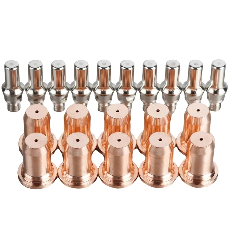 ABAE-20PCS IPT-60 PT-60 IPT-40 PT40 Electrode 52582 Nozzle 51313P Fit Plasma Cutter Torch Consumables, Nozzle
