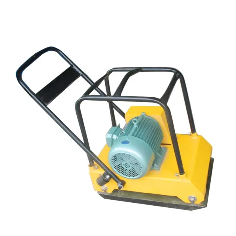 Reversible Vibratory Flat Roller for Road Construction  Engine Soil Compactor