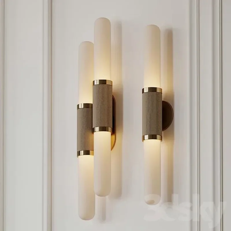

Nordic Designer Luxury Restaurant Bedroom Bedside Wall Lamp Modern Background Wall Model Room Sconce Simple LED Decorative Light