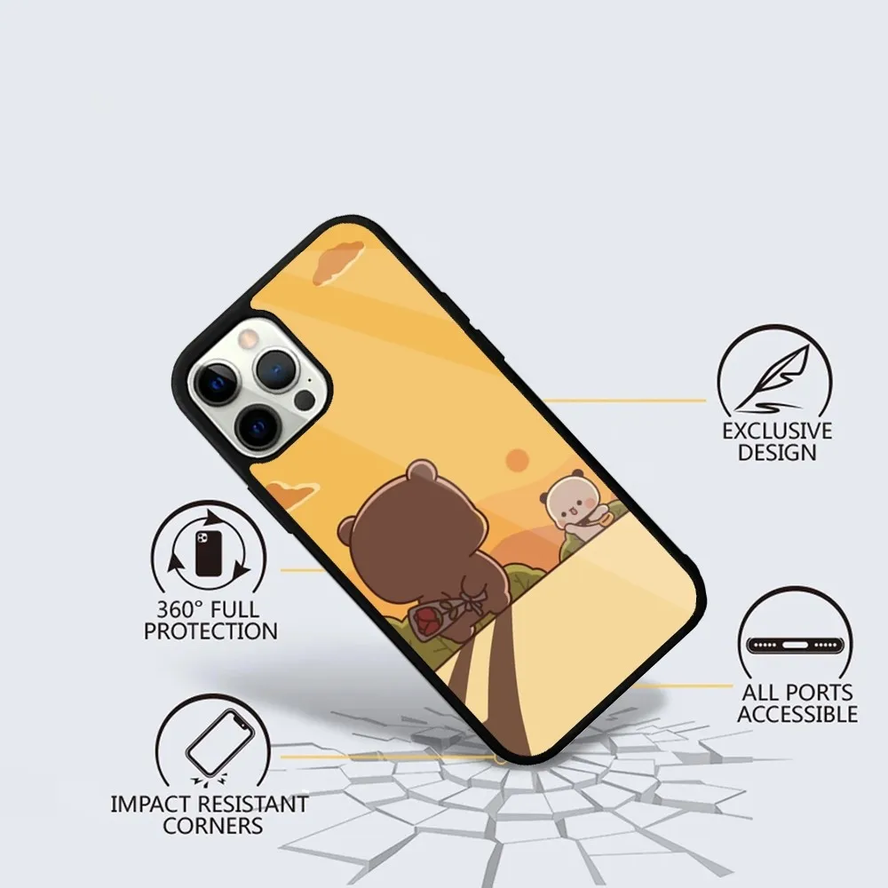 BuBu DuDu-Coque de téléphone portable, étui mignon pour iPhone 16,15,14,13,12,11,Plus,Pro,Max, Mini Magsafe, chargement magnétique sans fil