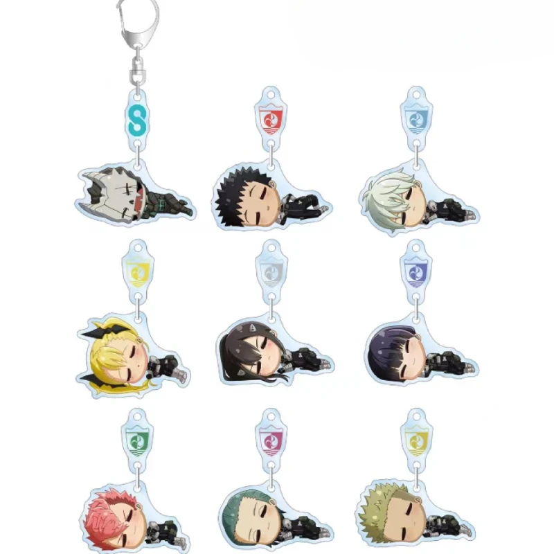 Anime Ichikawa Ashiro Soshiro Hoshina Kafka Hibino Acrylic Keychain Doll Game Kikoru Shinomiya Keyring Pendant for Gift