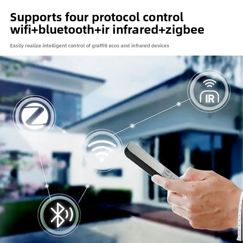 Smart handheld central control remote control home device, touch screen