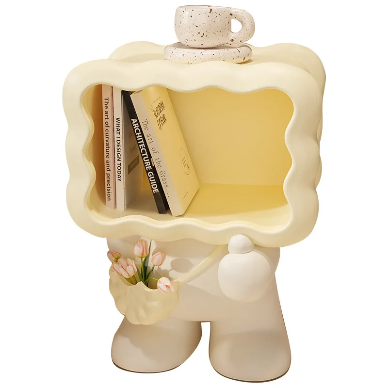 Cartoon cream biscuits storage table creative table bedroom living room warm housewarming New Year's gift
