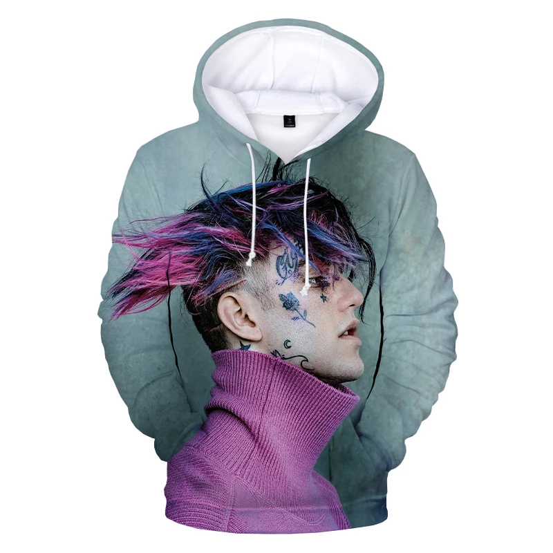 2024 Lil Peep Rapper 3D Print Men Hoodie Pullovers Hip Hop Harajuku Streetwear Hooded Sweatshirts Men Women Fashion Oversized Cl