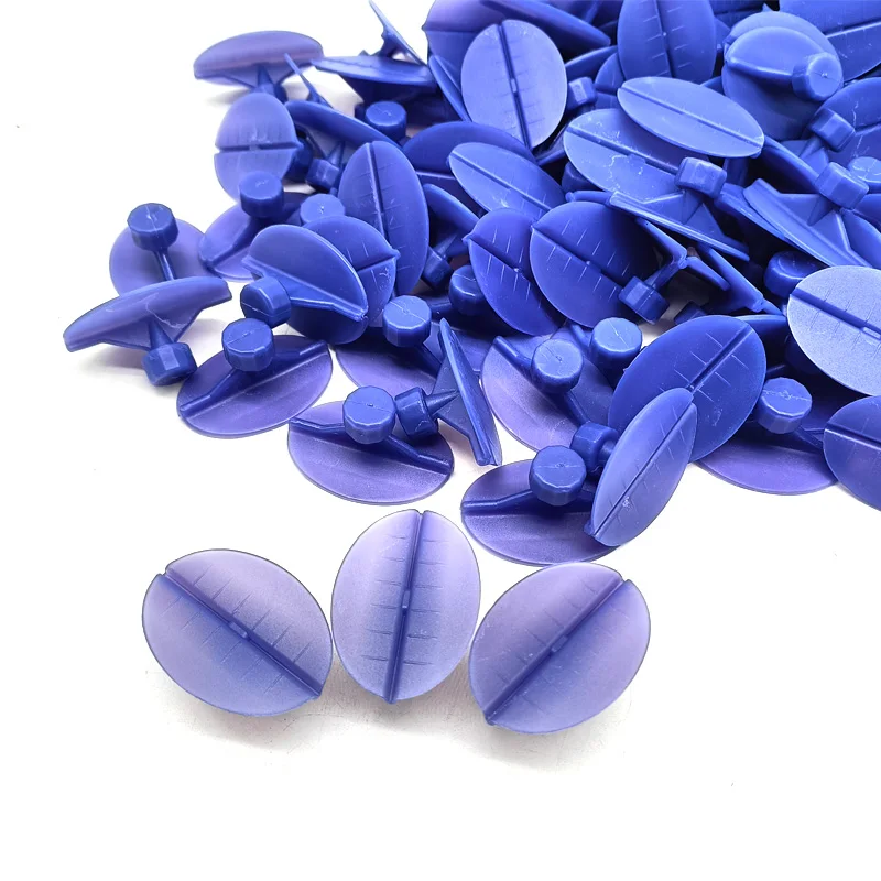 10pcs High Quality Glue Tabs  For Paintless Dent Repair Tool Blue Straight Crease Glue Tabs
