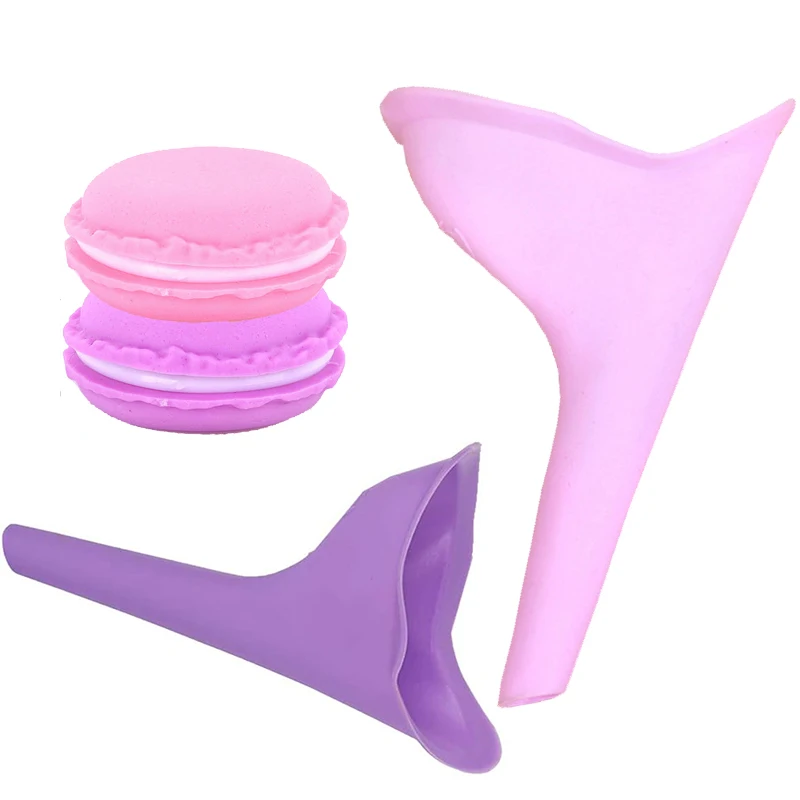 1set Women Urinal Silicone With Box Female Hygiene and Nursing Outdoor Hotel Travel Camping Urinal Funnel Portable TMZ