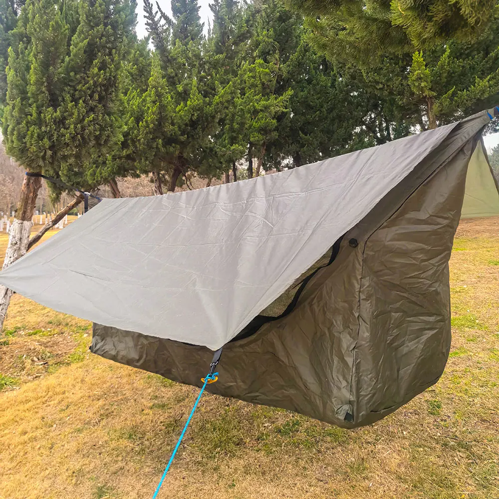 

Customized High Quality Nylon Mesh Hammock Outdoor Camping Hammock with Mosquito Net
