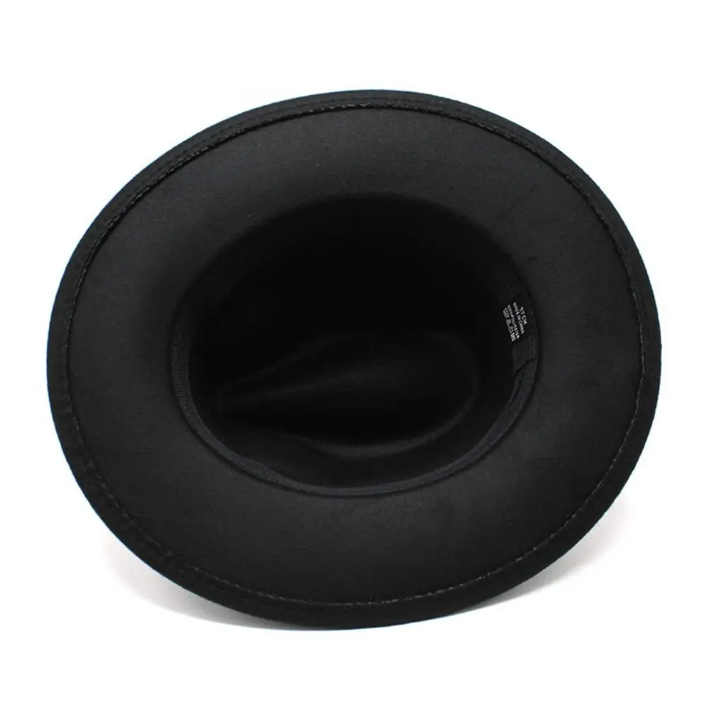 

Large Brimmed Woolen Hats Leaf Decoration Formal Occasion Fedora Hat Performance Cap Casual British Vintage Hats Party Wedding